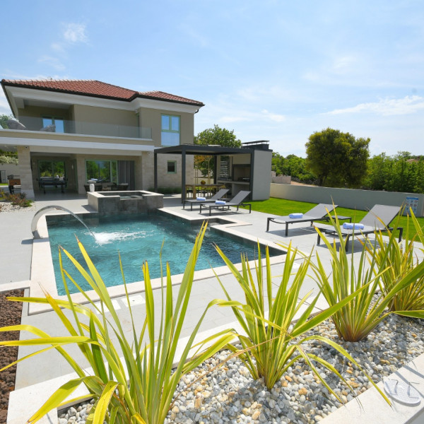Villa Helena, Villa Helena with pool, Brzac, Krk, Croatia Brzac