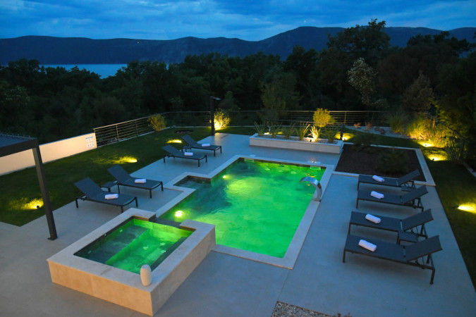 Exterior, Villa Helena with pool, Brzac, Krk, Croatia Brzac