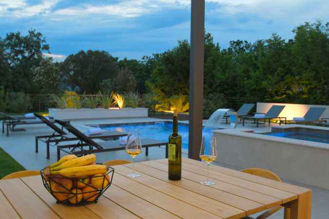 Diving, Beaches, and Cultural Journeys, Villa Helena with pool, Brzac, Krk, Croatia Brzac