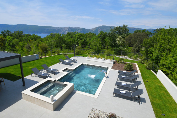Exterior, Villa Helena with pool, Brzac, Krk, Croatia Brzac