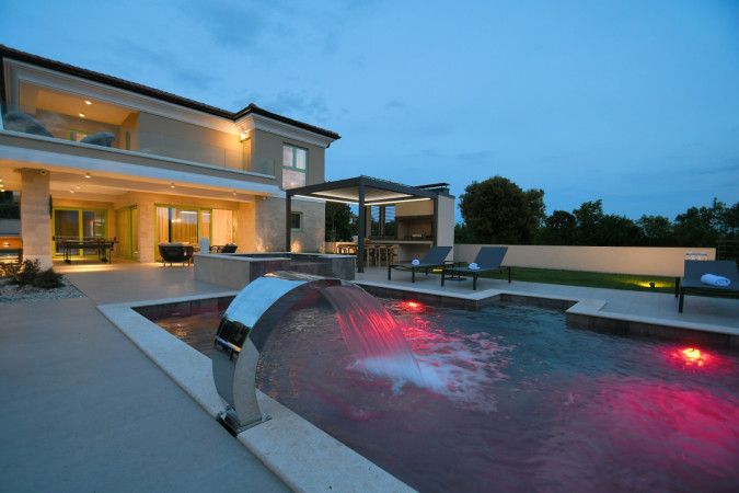 Villa Helena with pool, Brzac, Krk, Croatia Brzac