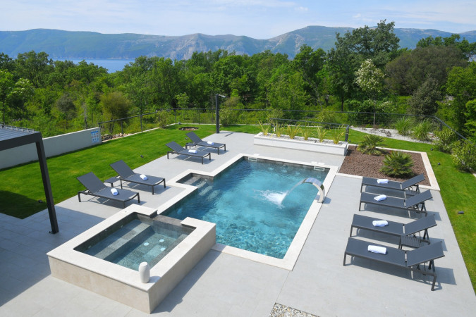 Exterior, Villa Helena with pool, Brzac, Krk, Croatia Brzac