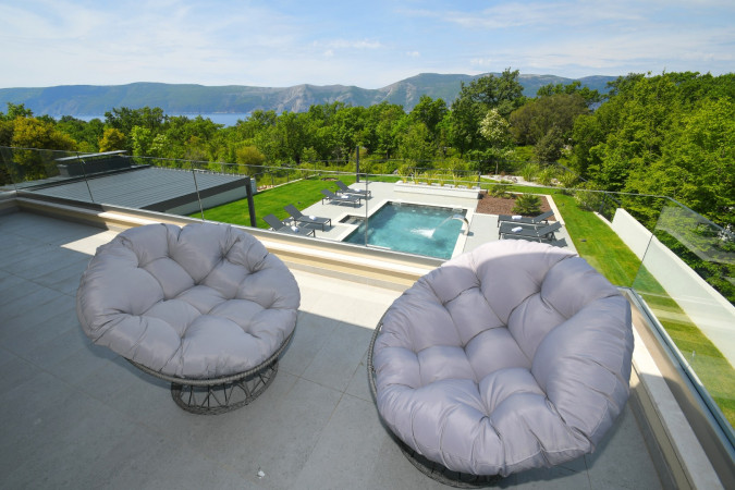 Villa Helena with pool, Brzac, Krk, Croatia Brzac